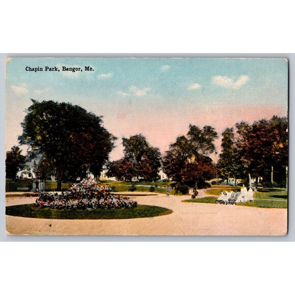 Vintage Maine Postcard Collection  Kittery - Auburn - Bangor Lot of 4 #1668 - Picture 5 of 8